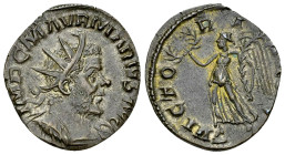 Marius silvered AE Antoninianus, Victory reverse