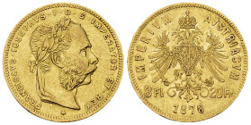 Franz Joseph I, AV 8 Florin 1878