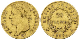 Napoléon I, AV 20 Francs 1815 A, Paris