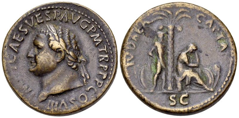 Titus Paduan AE "Sestertius", cast after Cavino 

"Paduan". Titus, after Giova...