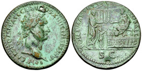 Domitianus Paduan AE "Sestertius", cast after Cavino