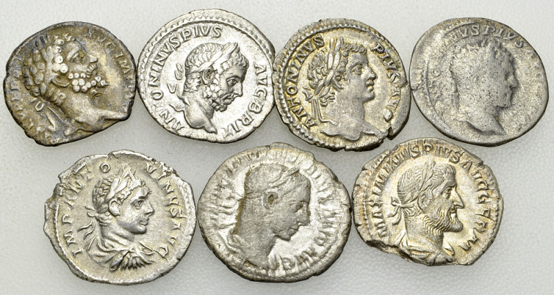 Roman Empire, Lot of 7 AR denarii 

The Roman Empire, Lot of 7 (seven) AR dena...