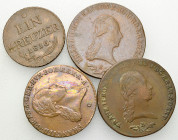 Austria, Lot von 4 CU Münzen