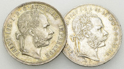 Austria/Hungary, Lot of 2 AR coins