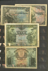 Precioso e interesantísimo conjunto-colección de billetes del Banco Español desde 1906 hasta 1992 con la casi totalidad de billetes y series emitidos ...