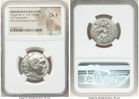 MACEDONIAN KINGDOM. Alexander III the Great (336-323 BC). AR tetradrachm (24mm, 6h). NGC Choice Fine. Posthumous issue of Alexander III the Great of M...