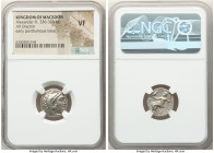MACEDONIAN KINGDOM. Alexander III the Great (336-323 BC). AR drachm (16mm, 1h). NGC VF. Posthumous issue of Colophon, ca. 310-301 BC. Head of Heracles...