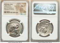 BITHYNIA. Cius. Ca. 280-250 BC. AR tetradrachm (32mm, 1h). NGC Choice Fine. Posthumous issue in the name and types of Lysimachus, after 281 BC. Diadem...