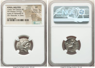 IONIA. Miletus. Ca. early 3rd century BC. AR drachm (18mm, 3.91 gm, 12h). NGC XF 5/5 - 2/5. Posthumous issue of Miletus, in the name and types of Alex...