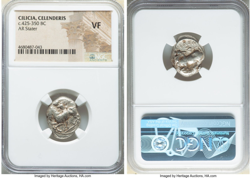 CILICIA. Celenderis. Ca. 425-350 BC. AR stater (21mm, 5h). NGC VF. Persic standa...