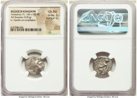 SELEUCID KINGDOM. Antiochus VI Dionysus (144-142 BC). AR drachm (17mm, 3.81 gm, 1h). NGC Choice AU 3/5 - 2/5. Antioch on the Orontes, dated Seleucid E...