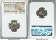 Q. Servilius Caepio (M. Junius) Brutus, as Moneyer (54 BC). AR denarius (19mm, 3.57 gm, 4h). NGC Choice VF 5/5 - 2/5, edge chips. Rome. BRVTVS, bare h...
