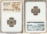 Nerva (AD 96-98). AR denarius (18mm, 7h). NGC VF. Rome, AD 97. IMP NERVA CAES AVG P M TR P COS III P P, laureate head of Nerva right / FORTVNA-AVGVST,...