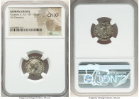 Faustina Junior (AD 147-175/6). AR denarius (18mm, 6h). NGC Choice XF. Rome, AD 161-164. FAVSTINA-AVGVSTA, draped bust of Faustina Junior right, seen ...