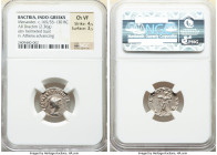 ANCIENT LOTS. Oriental. Indo-Greek Kingdoms. Bactria. Menander I Soter (ca. 155-130 BC). Lot of three (3) AR drachms. NGC Choice VF. Includes: Three A...
