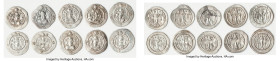 ANCIENT LOTS. Oriental. Sasanian Kingdom. Lot of ten (10) AR drachms. Fine-Choice VF. Includes: Ten AR drachms, various rulers. Total of ten (10) coin...