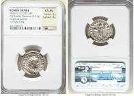 ANCIENT LOTS. Roman Imperial. Lot of five (5) AR and BI antoniniani. NGC Fine-Choice AU, Fine Style. Includes: Two AR antoniniani, and three BI antoni...