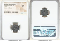 ANCIENT LOTS. Mixed. Lot of five (5) AE issues. NGC Fine-VF, countermark. Includes: Five Roman Imperial and Provincial AE issues, various rulers, mint...
