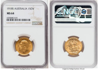 George V gold Sovereign 1918-S MS64 NGC, Sydney mint, KM29, S-4003. 

HID09801242017

© 2022 Heritage Auctions | All Rights Reserved