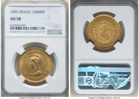 Republic gold 20000 Reis 1895 AU58 NGC, Rio de Janeiro mint, KM497, LMB-715. 

HID09801242017

© 2022 Heritage Auctions | All Rights Reserved