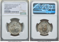 Republic "Christianity in Bohemia" 5 Dukaten 1929 UNC Details (Cleaned) NGC, Kremnitz mint, KM-XM5. Struck to commemorate the 1000th anniversary of Ch...