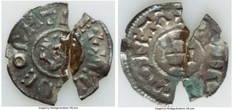 Kings of Wessex. Ecgberht (802-839) Broken Penny ND (828-839) Fine (Fragmented),...