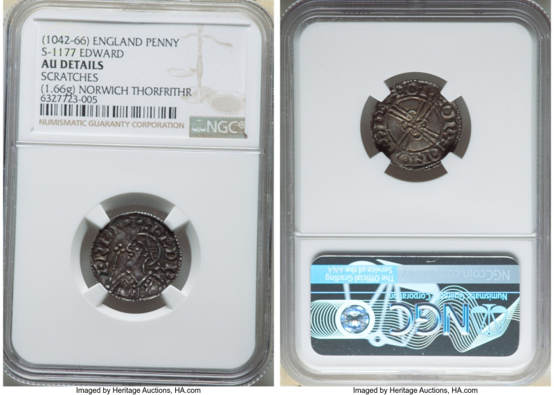Kings of All England. Edward the Confessor (1042-1066) Penny ND (1052-1053) AU D...