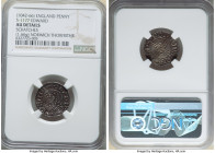 Kings of All England. Edward the Confessor (1042-1066) Penny ND (1052-1053) AU Details (Scratches) NGC, Norwich mint, Thorfrithr as moneyer, Expanding...