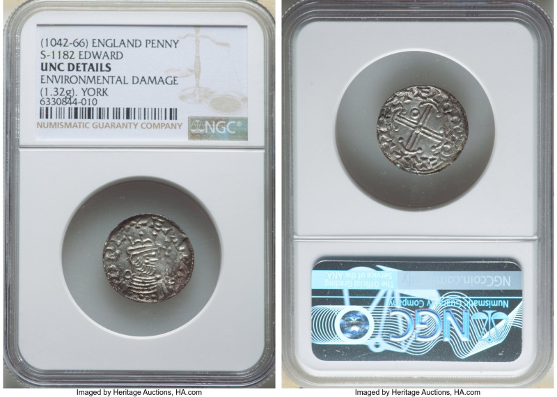 Kings of All England. Edward the Confessor (1042-1066) Penny ND (1059-1062) UNC ...