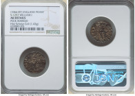 William I, the Conqueror (1066-1087) Penny ND (1066-87) AU Details (Peck Marked) NGC, London mint, Brihtpine as moneyer, PAXS type, S-1257, N-849. 1.4...