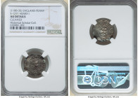 Henry I (1100-1135) Penny ND (c. 1113) AU Details (Cleaned) NGC, Facing Bust, Cross Fleury type, S-1271, N-864. Sold with tray tag. Ex. Historical Sch...