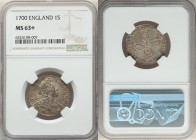 William III Shilling 1700 MS63+ NGC, KM504.1, S-3516. 

HID09801242017

© 2022 Heritage Auctions | All Rights Reserved