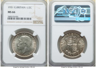 George V 1/2 Crown 1931 MS66 NGC, KM835, S-4037. Satin surfaces with cartwheel luster. 

HID09801242017

© 2022 Heritage Auctions | All Rights Reserve...