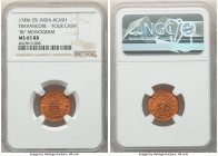 Travancore. Rama Varma VI 4 Cash ND (1906-1935) MS65 Red and Brown NGC, KM47. FOUR CASH RV monogram. 

HID09801242017

© 2022 Heritage Auctions | All ...