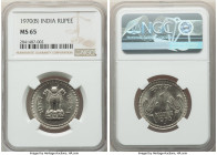 Republic Rupee 1970-(B) MS65 NGC, Bombay mint, KM75.2. Cartwheel luster and bright untoned fields. 

HID09801242017

© 2022 Heritage Auctions | All Ri...