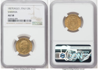 Sardinia. Carlo Felice gold 20 Lire 1827 (Eagle)-L AU58 NGC, Torino mint, KM118.1. 

HID09801242017

© 2022 Heritage Auctions | All Rights Reserved