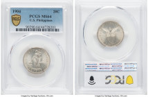 USA Administration 20 Centavos 1904 MS64 PCGS, Philadelphia mint, KM166. A lovely Choice Mint State piece with booming luster. 

HID09801242017

© 202...