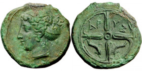 Sicily, Syracuse. Æ 17mm. Time of the Second Democracy, c. 415-405 BC. Obv. die signed by Phrygillos.