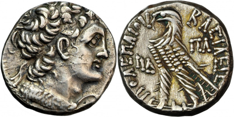 Ptolemaic Kings of Egypt, Ptolemy X Alexander I, AR Tetradrachm, sole reign (101...