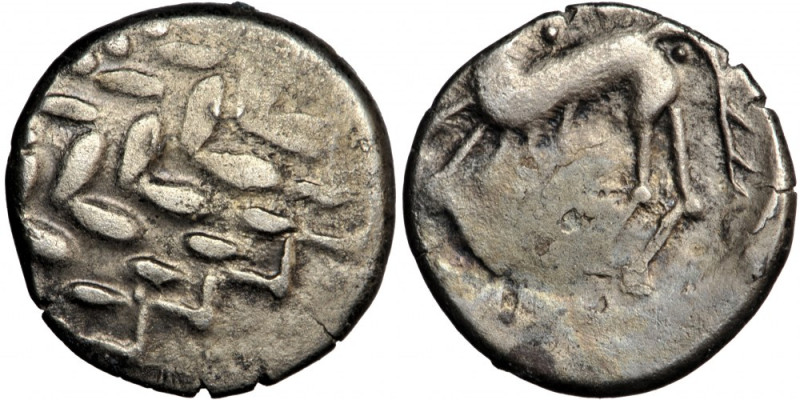 Celtic coins, NW Slovakia, Boii, drachm, Simmering type, 1st century BC, oppidum...