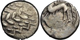 Celtic coins, NW Slovakia, Boii, drachm, Simmering type, 1st century BC, oppidum of Bratislava