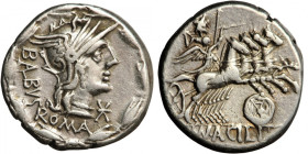 Roman Republic, M. Acilius Balbus, AR Denarius, 125 BC., Rome