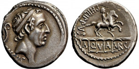 Roman Republic, L. Marcius Philippus. AR Denarius, 56 BC, mint of Rome