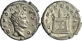 Roman Empire, Augustus (27 BC-AD 14), AR Antoninianus, AD 249-251, struck by Trajan Decius in Rome mint.