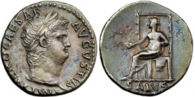 Roman Imperial, Nero (54-68), AR Denarius, AD 66-67, mint of Rome.