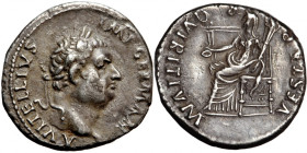 Roman Imperial, Vitellius (69), AR Denarius, AD 69, mint of Lugdunum