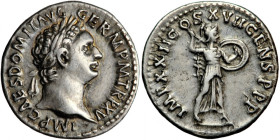 Roman Empire, Domitian (81-96), AR Denarius, AD 92, Rome mint