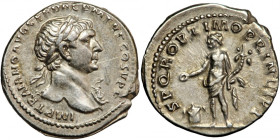 Roman Empire, Trajan (98-117), AR Denarius, AD 107, mint of Rome