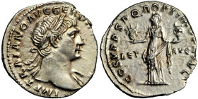 Roman Empire, Trajan (98-117), AR Denarius, AD 111, mint of Rome