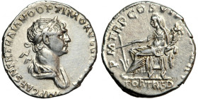 Roman Empire, Trajan (98-117), AR Denarius, AD. 114-117, mint of Rome